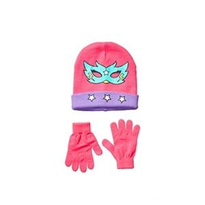 Spotted Zebra Hat & Glove Set Kids